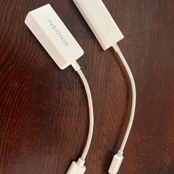 Apple and Insignia USB to Ethernet Adapters - Picture 2 of 4